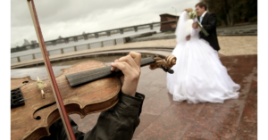 結婚式のバイオリン演奏